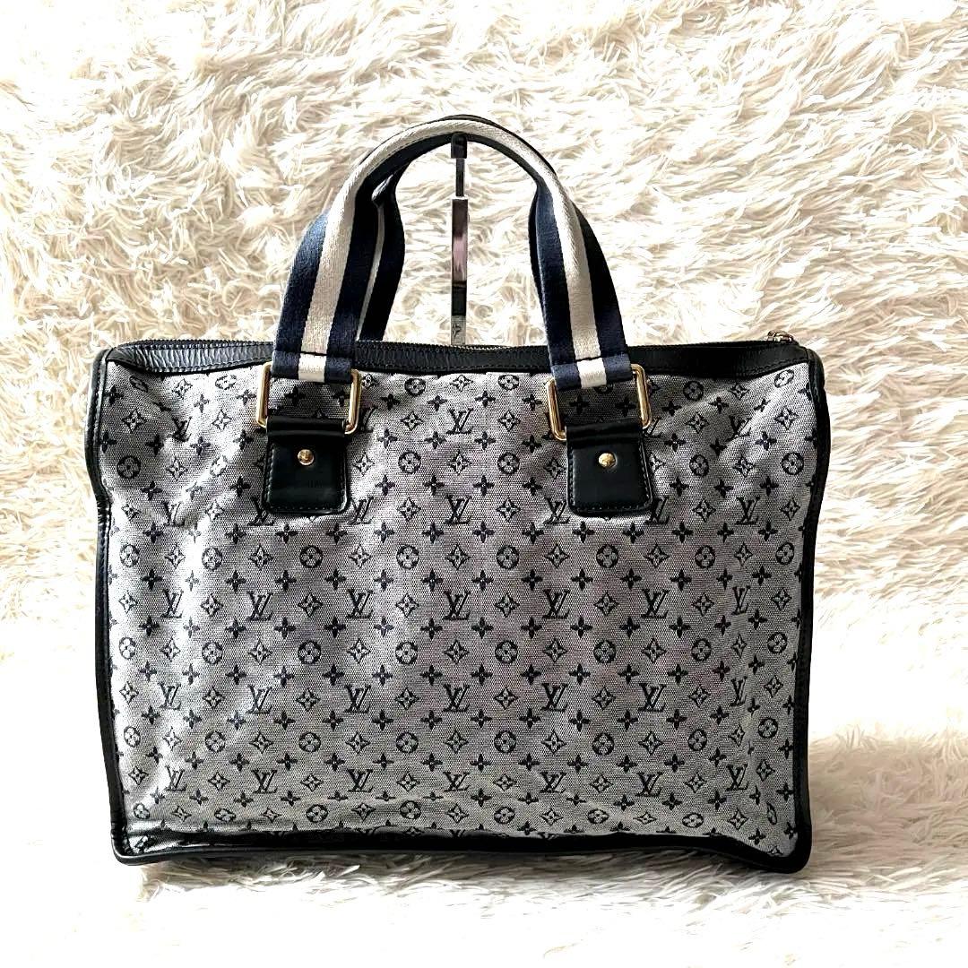 極美品　 ルイヴィトン サックマリーケイト M42341 モノグラム ネイビー