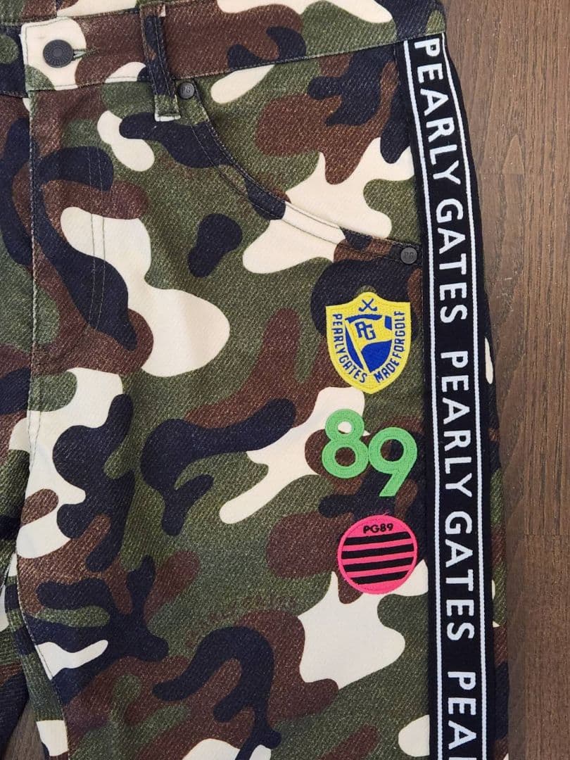 パーリーゲイツ　カモフラパンツ