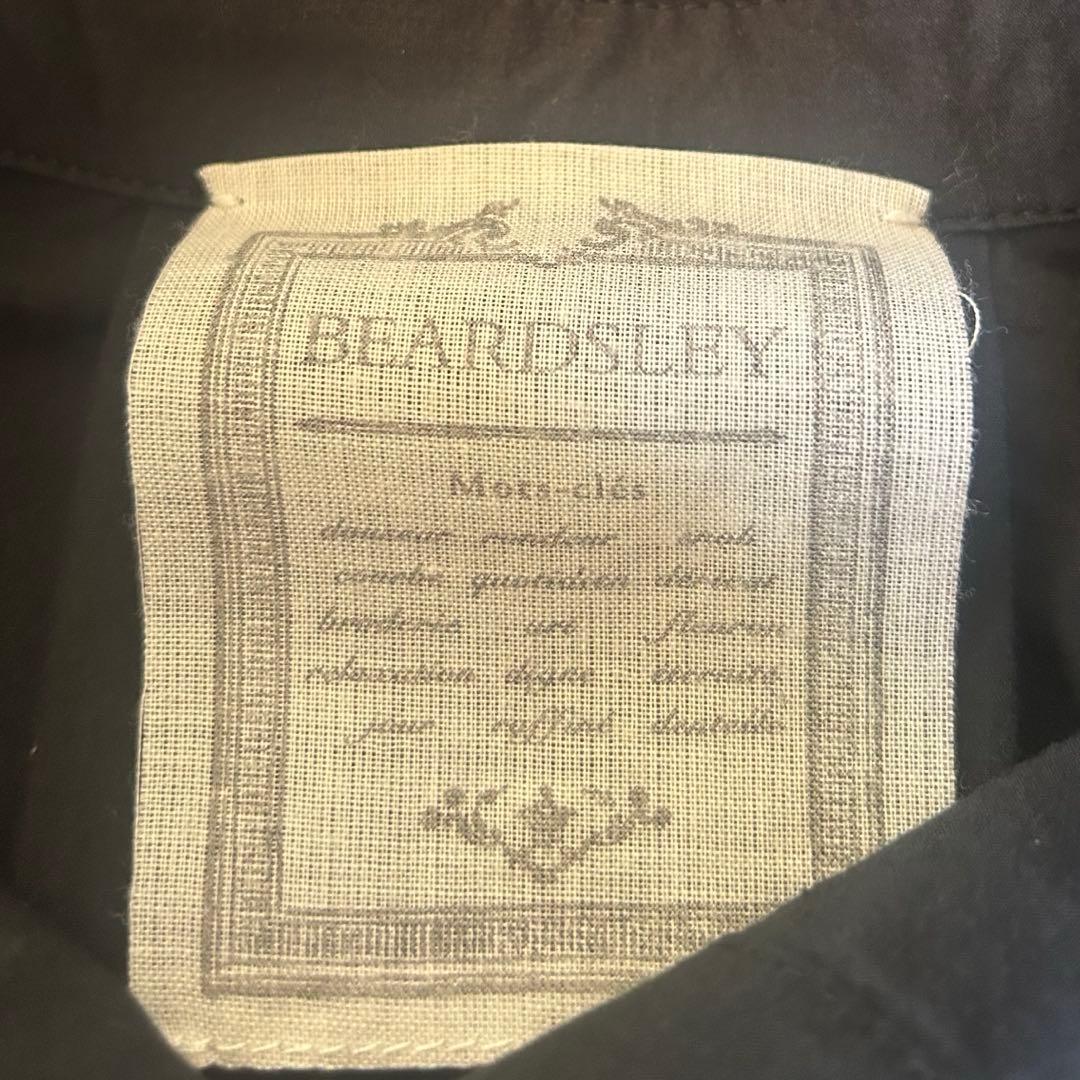 ビアズリー袖レースシャツブラックサイズフリー22AW