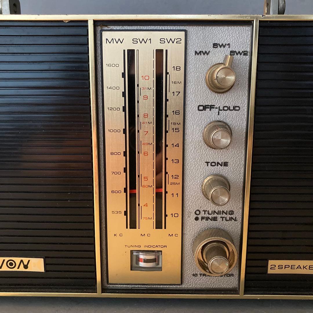 DENON T-80D 3BAND 10TRANSISTOR ラジオ ジャンク