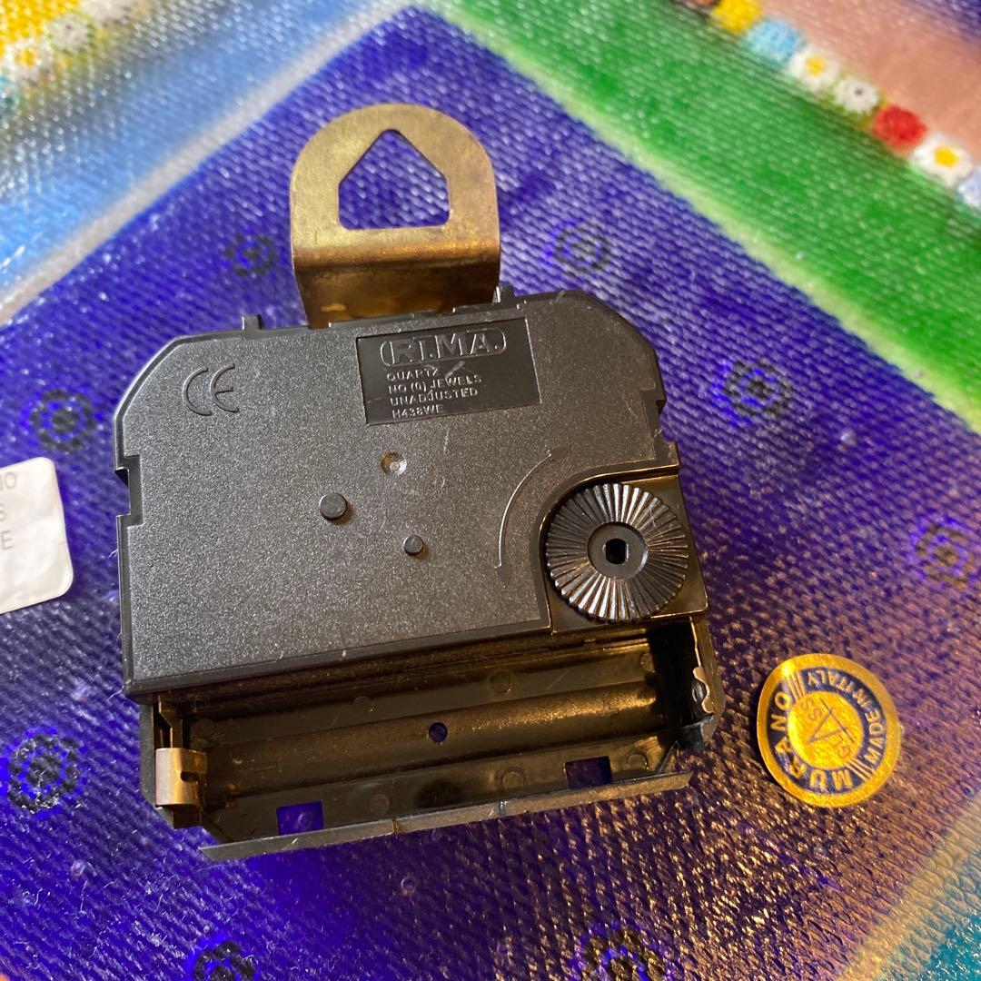 イタリア　ガラス細工　掛け時計　ムラーノガラス　ベニス　ベネチアングラス