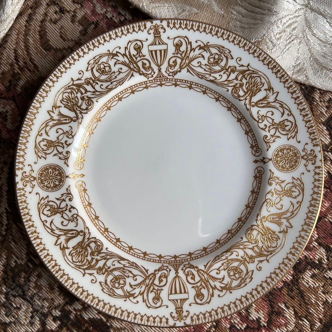 新品 英国製 WORCESTER【HYDE PARK】 ケーキ皿 3枚