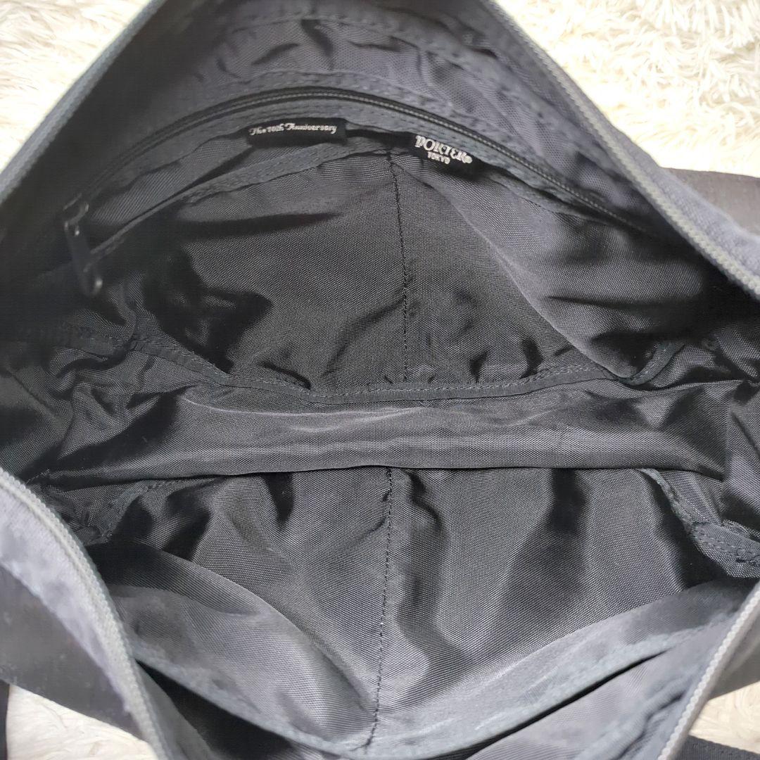 美品✨ポーター タンゴ ショルダーバッグ 黒 三日月 多収納 70周年記念モデル