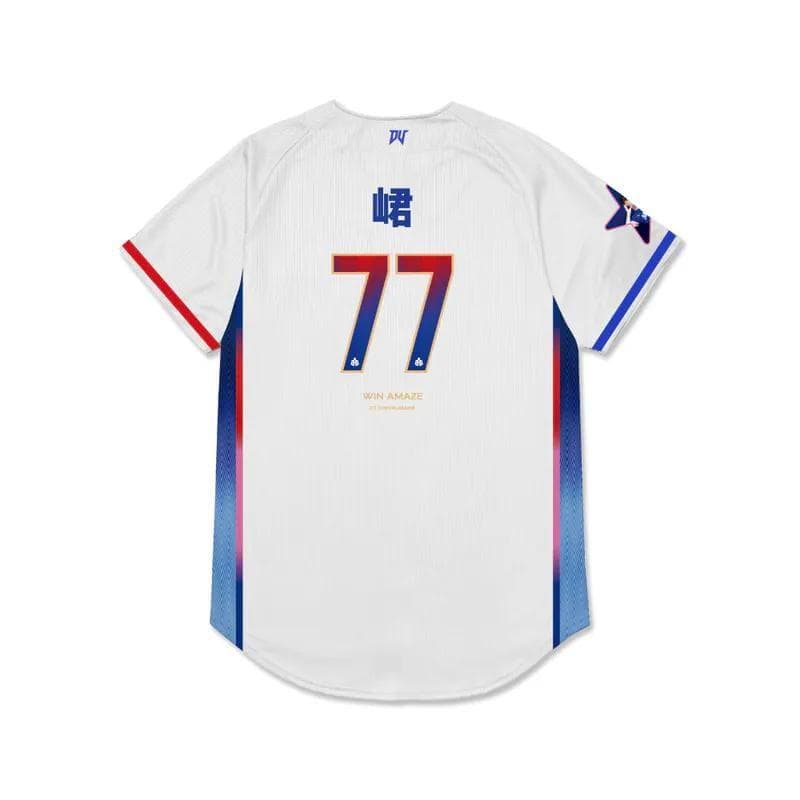 2026　WBC　95　林襄 リンシャン　応援　野球ユニフォーム　ホワイト