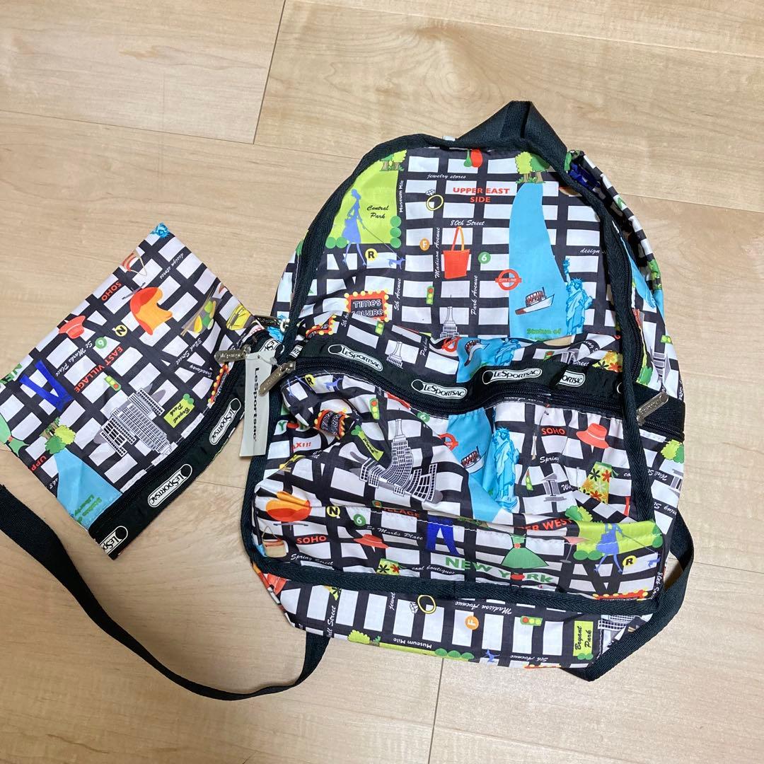 タグ付きあり！レスポートサック ニューヨークマップ 地図柄 バッグ 4点セット