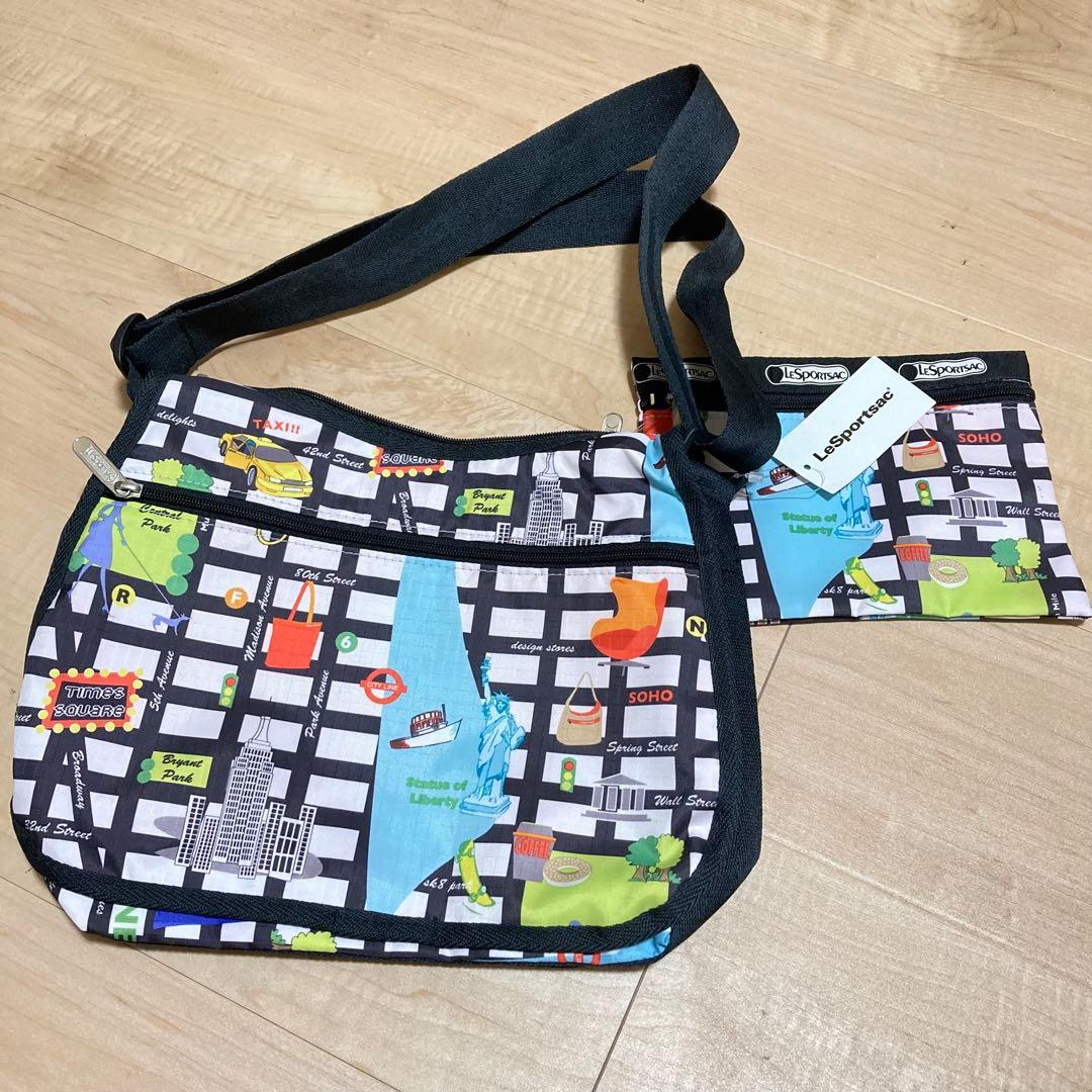 タグ付きあり！レスポートサック ニューヨークマップ 地図柄 バッグ 4点セット