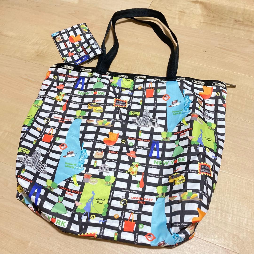 タグ付きあり！レスポートサック ニューヨークマップ 地図柄 バッグ 4点セット