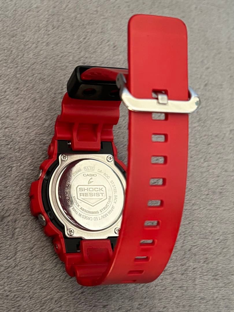 CASIO G-SHOCK GA-800-4AJF 電池新品交換済み