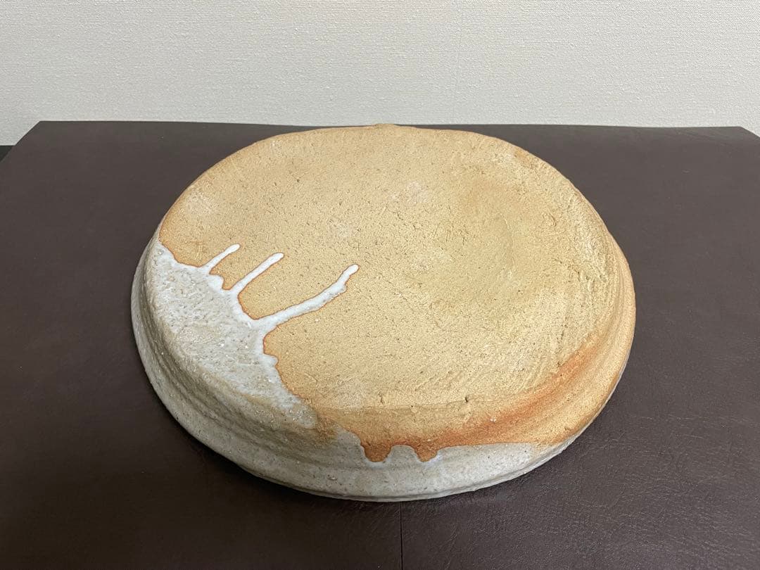 十代三輪休雪　萩焼平鉢　萩焼　茶道具