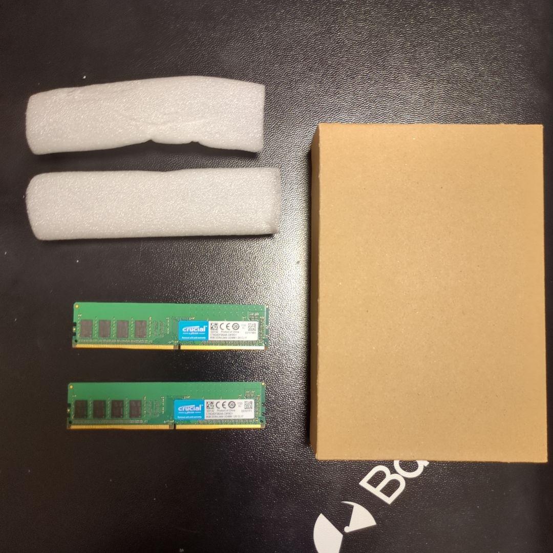 crucial　DDR4 8GB 2枚セット