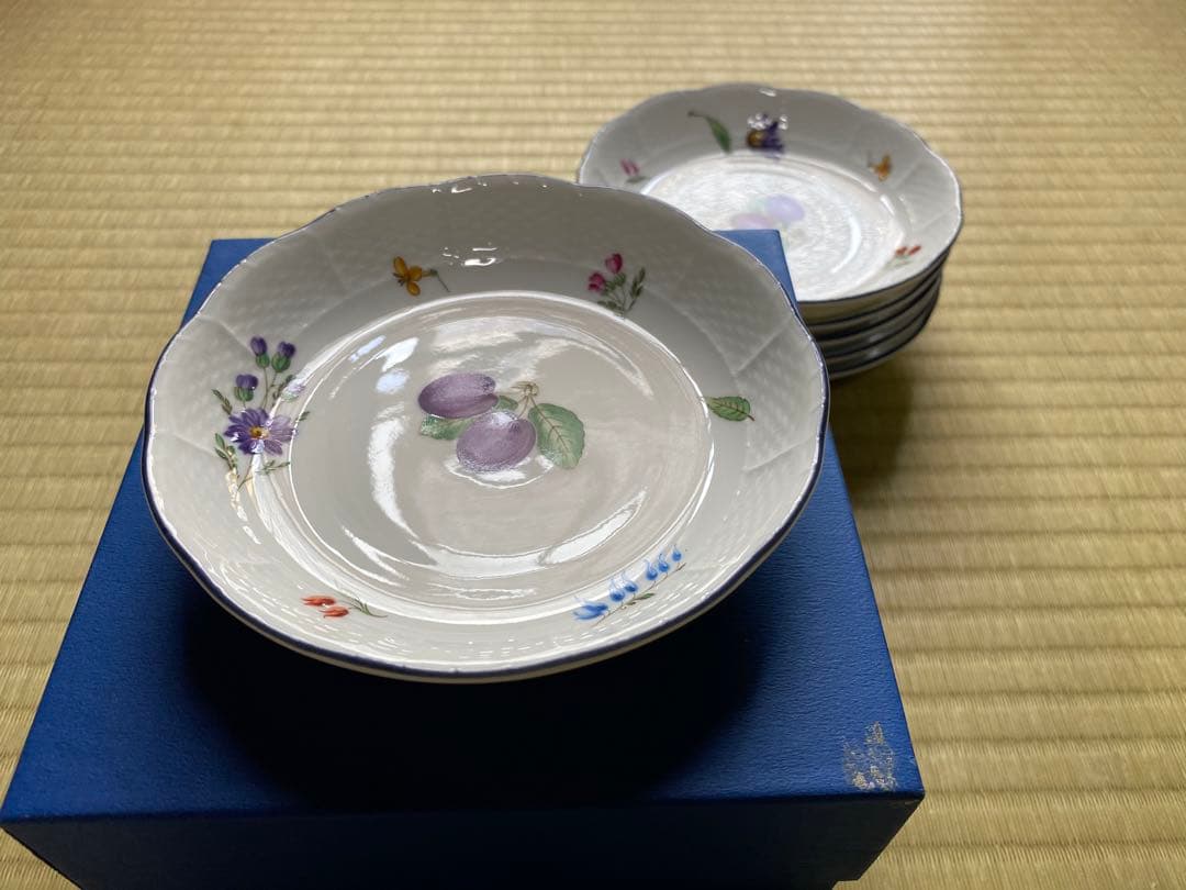 リチャードジノリ　イタリアンフルーツ　プレート6枚セット