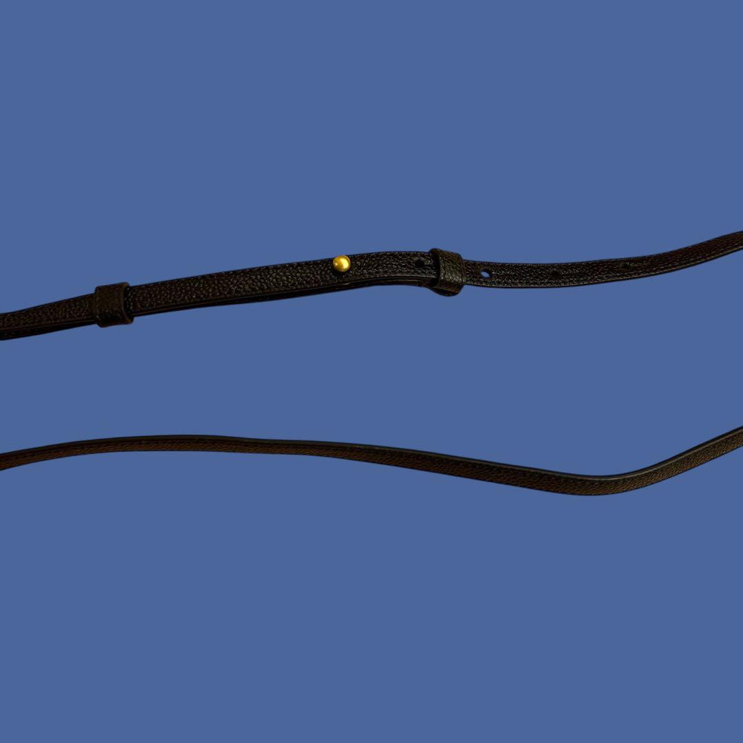 ★新品未使用★ THOM BROWNE トリコロール レザー ショルダーポーチ