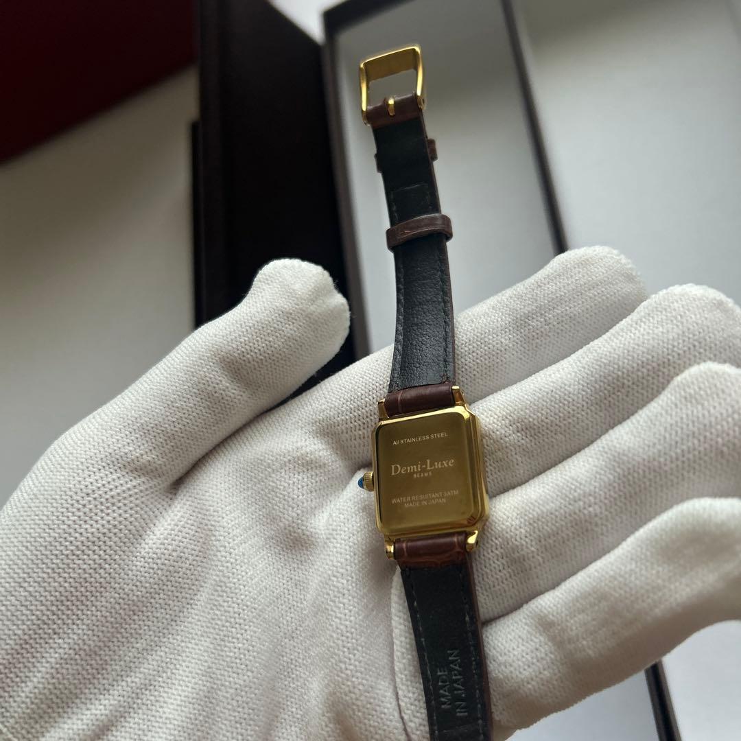 ビームススクエアフェイス 時計 中古品