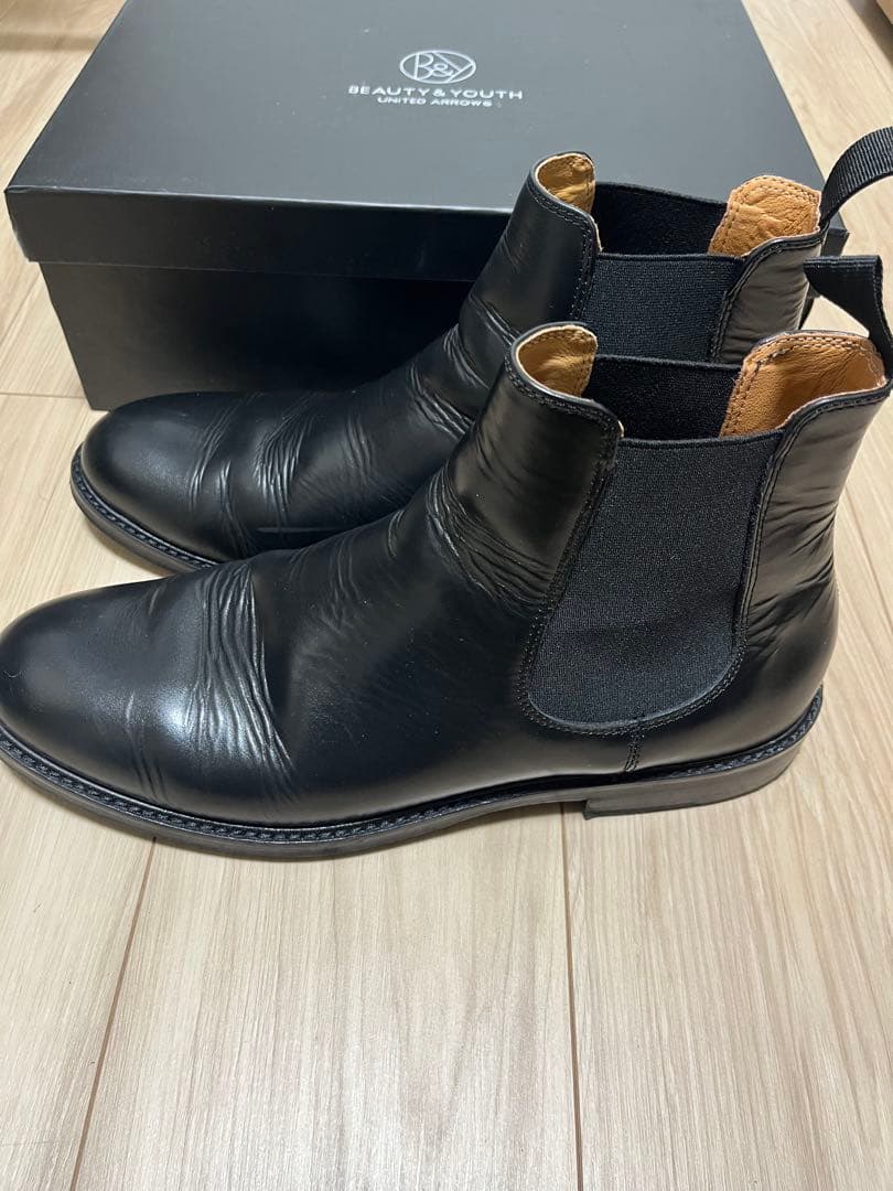 美品 BEAUTY&YOUTHサイドゴアブーツ　28.0cm