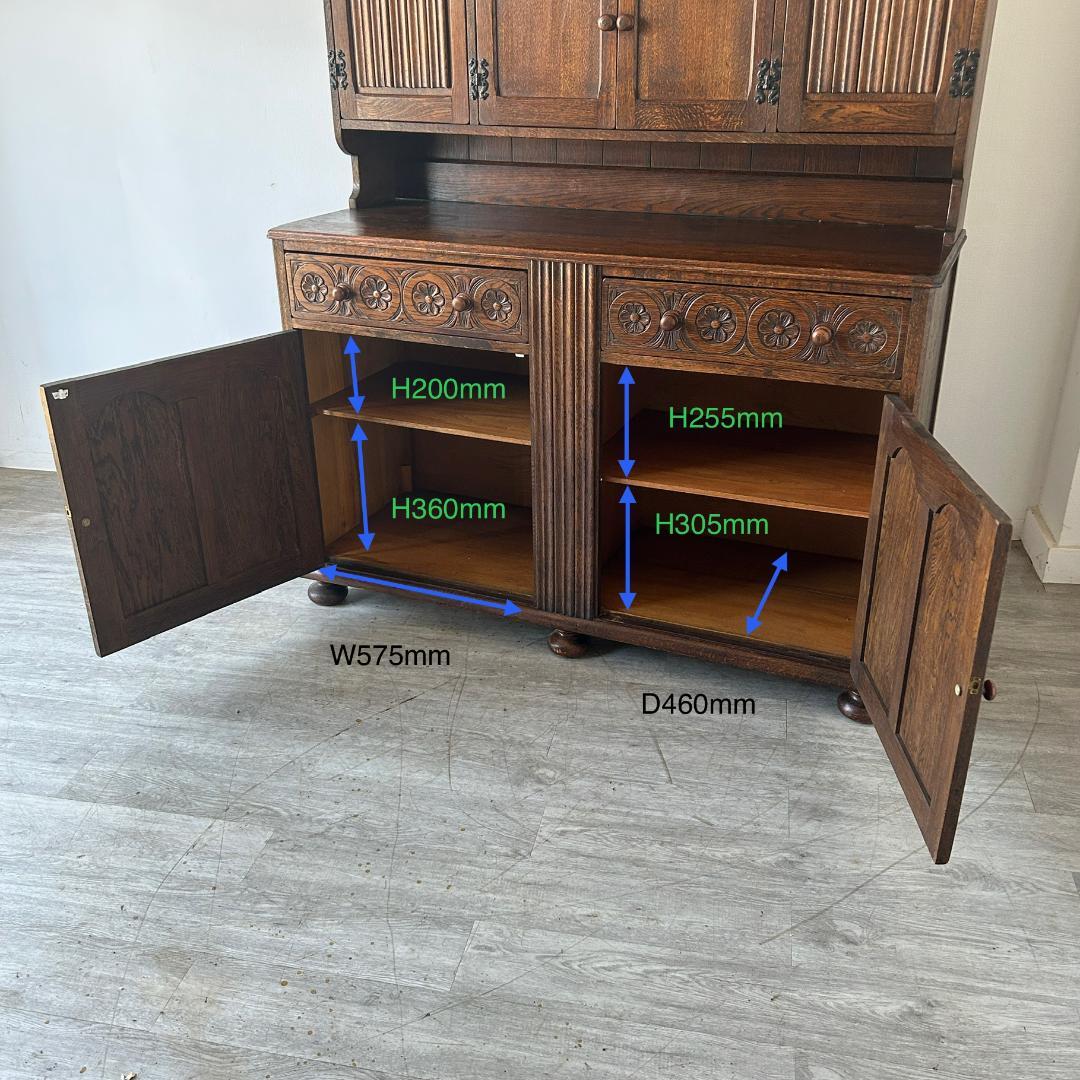 イギリス アンティーク家具 ドレッサー カップボード 1930年頃 784A