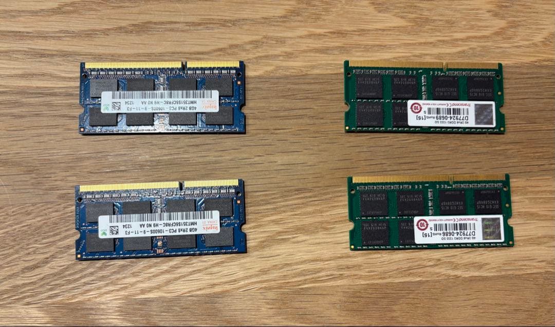 値下げ　imac mid2011 メモリー　4GB 4枚