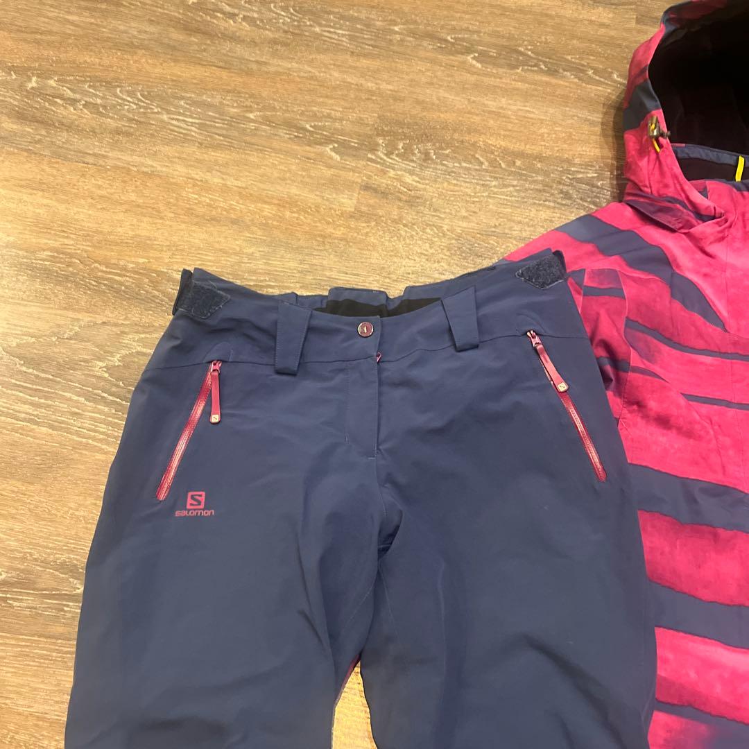 スキーウェア レディース Mサイズ サロモン　セットアップ　女性