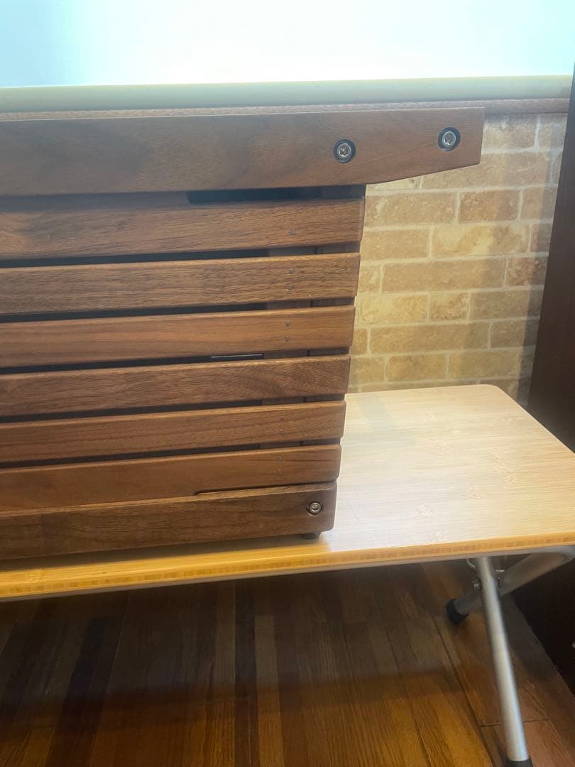 最終お値下げ♪IKIKI シェルフコンテナMウォルナット