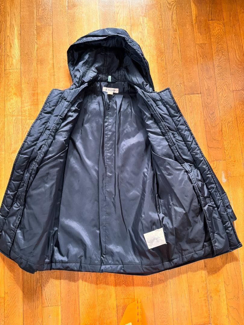 COMME des GARCONS SHIRT ブラック ダッフルコート