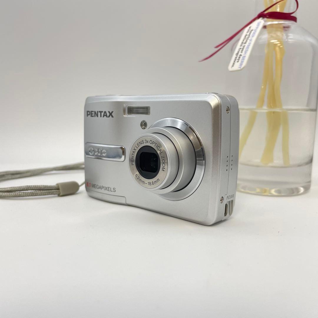 美品✨PENTAX Optio E40✨動作確認済 スマホ転送OK 単三電池♪