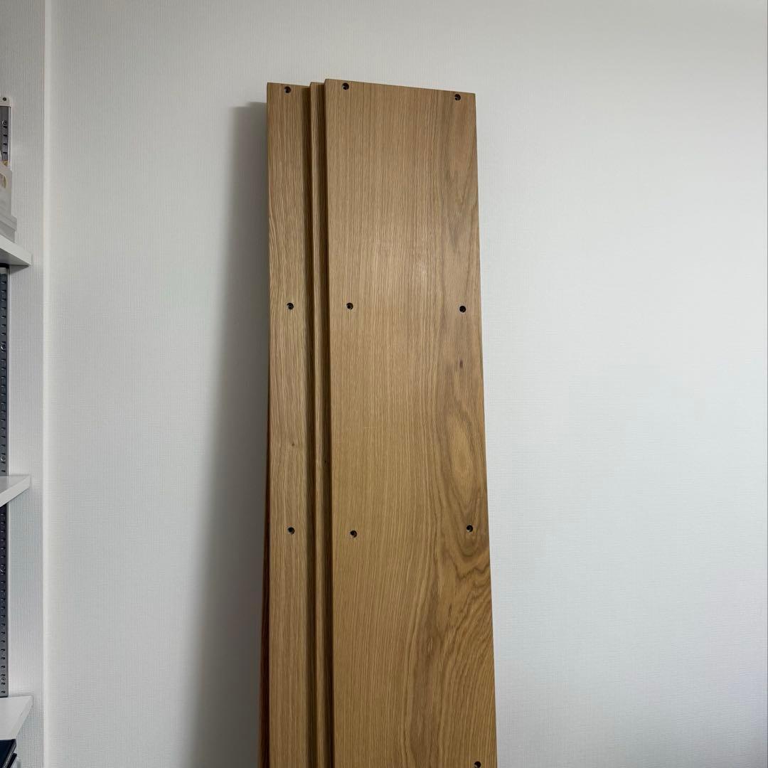 無印良品　スタッキングシェルフ　オーク材
