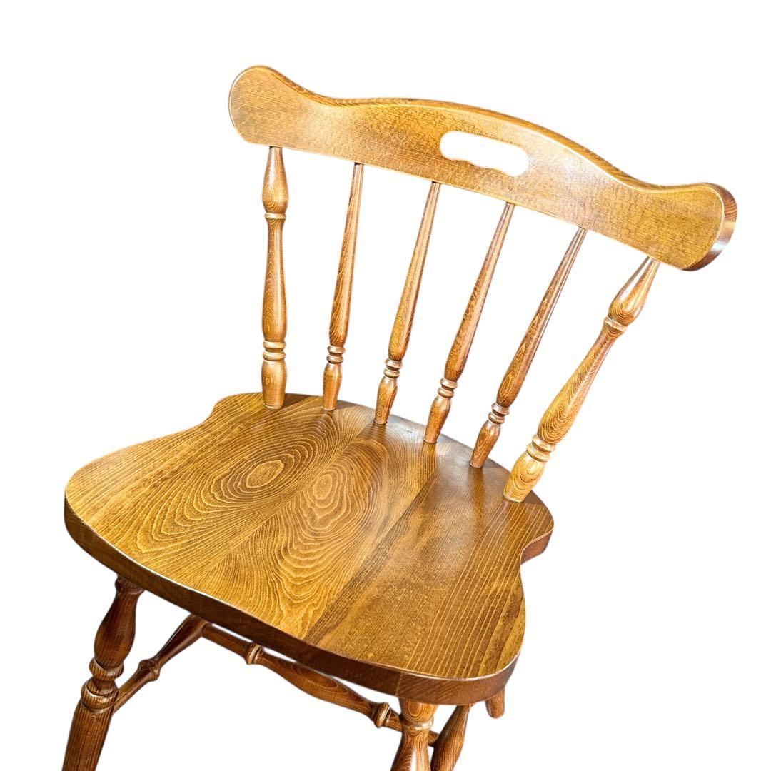 HR912 柏木工　ウィンザーチェア　ダイニングチェア　スピンドルバック