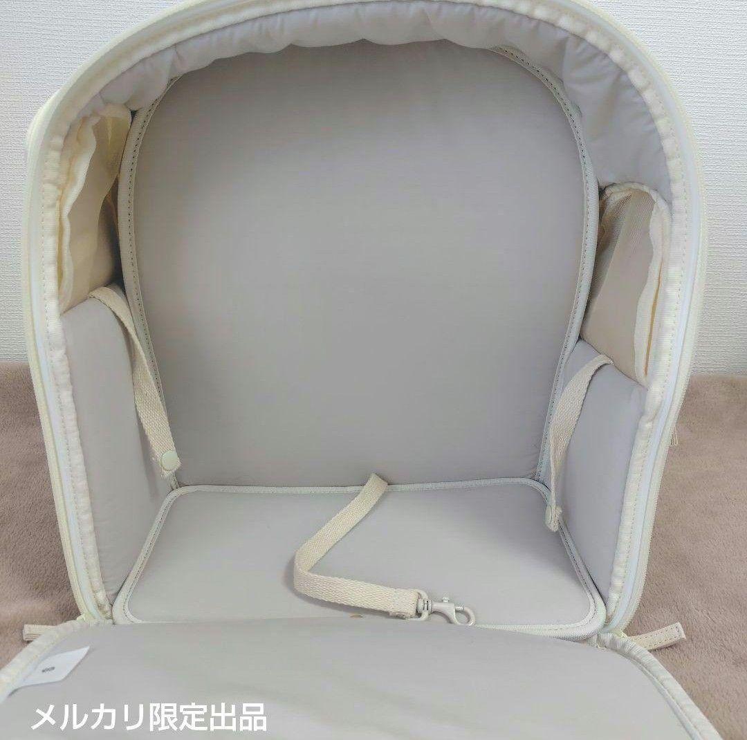 ba&ttang　バエンタン リュックキャリー　アイボリー　S　中古品