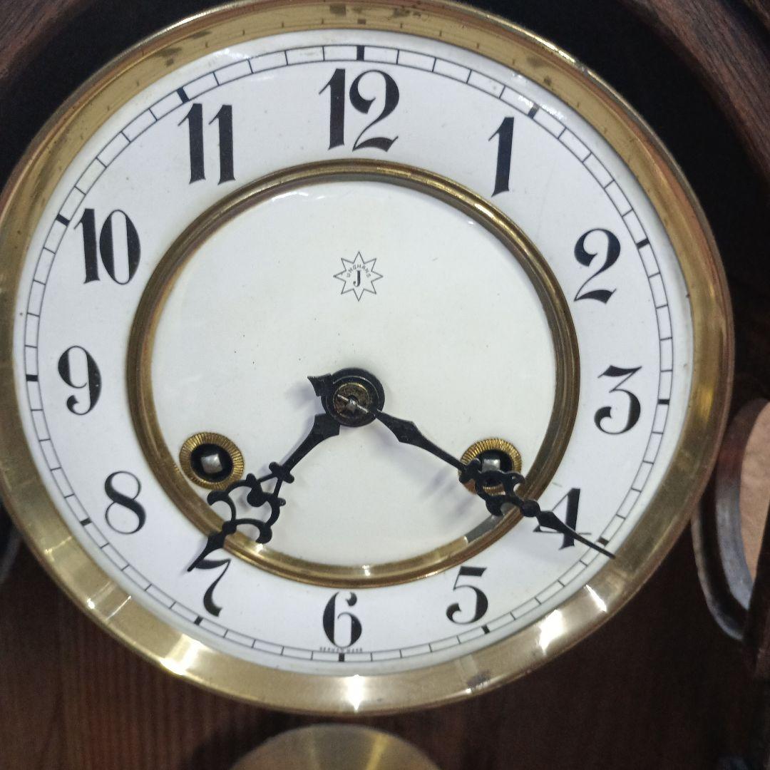 w*a様 3592）ユンハンス　置き時計　振り子　ボンボン時計　難あり