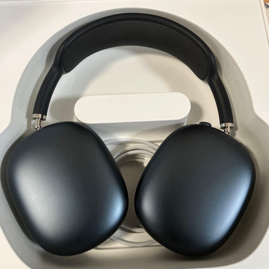 保証あり　AirPodsMax ミッドナイト 第二世代 type-C カバー付き