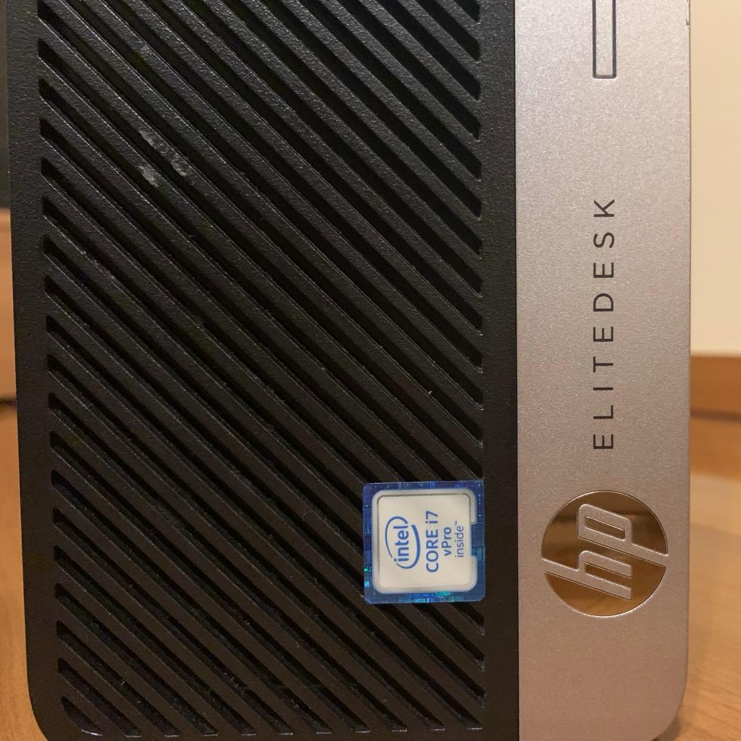 Windowsデスクトップ HP EliteDesk 800 G3 SFF corei7 8GB 500GB