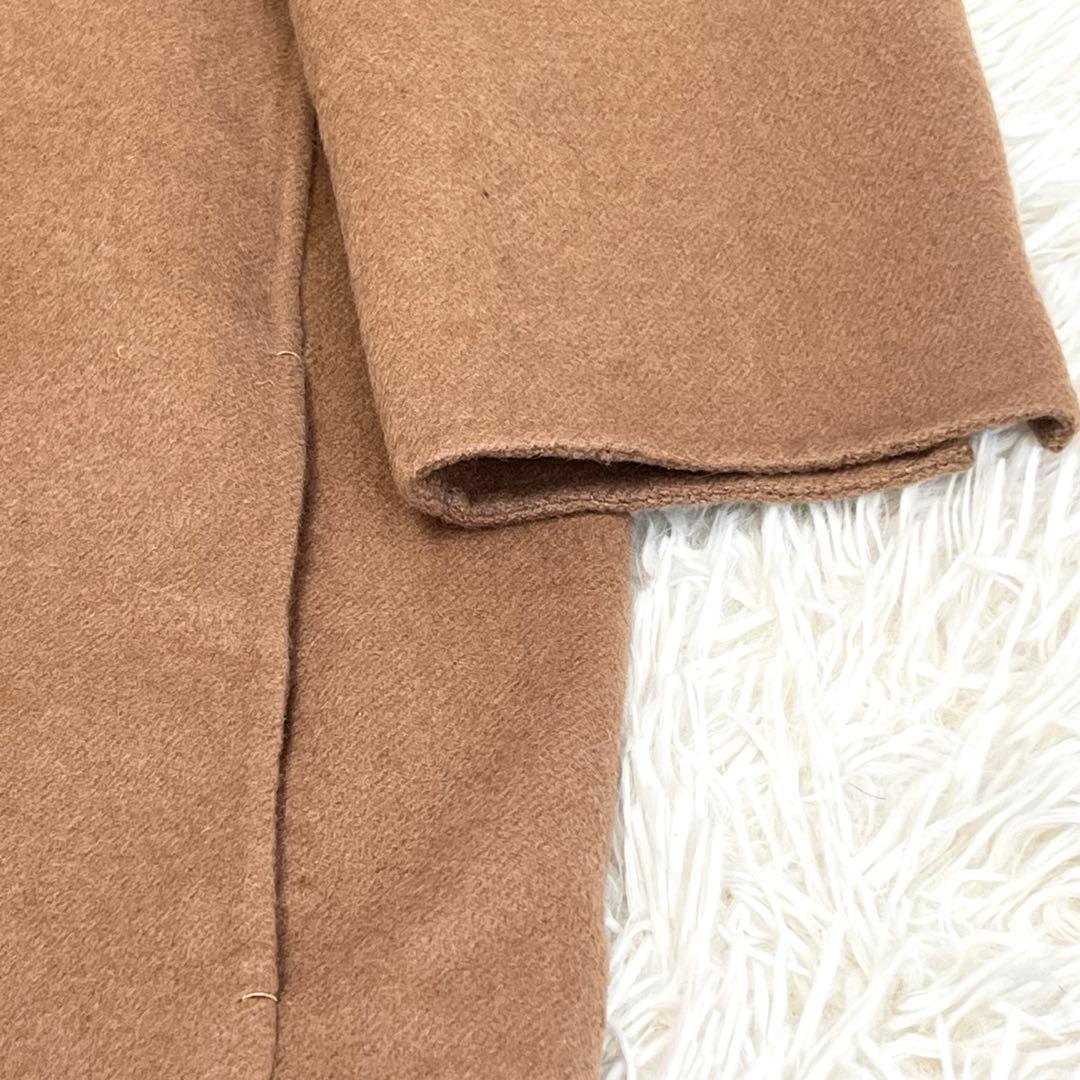 'S MaxMara クチートアマーノ アンゴラ混 ワンピース 42 キャメル