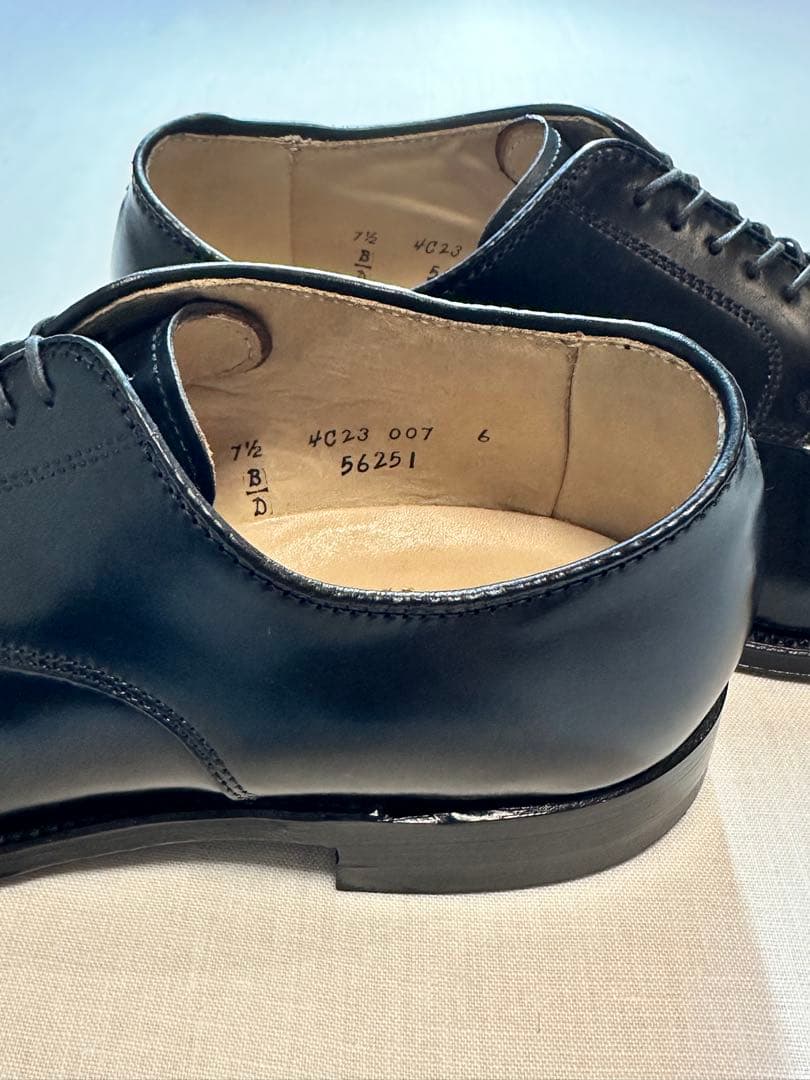 【極美品】ALDEN BLACK CORDVAN CAPTOE 7H 56251