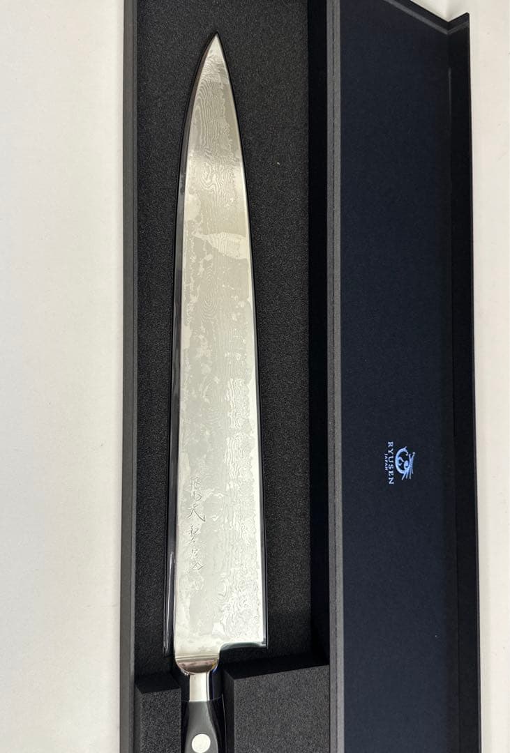 梵天雲龍 黒強化木柄 筋引 270mm