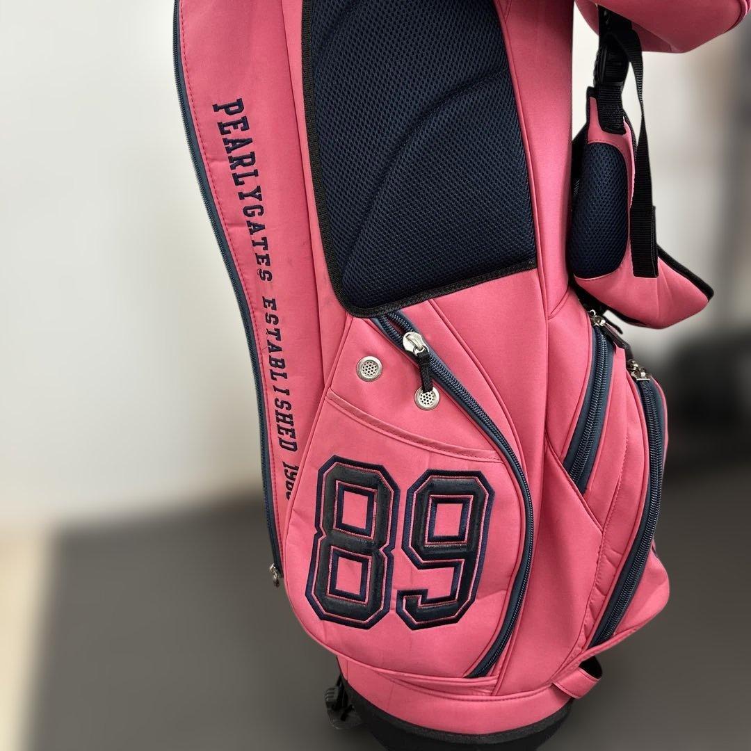 パーリーゲイツ スタンド式キャディバック ピンク