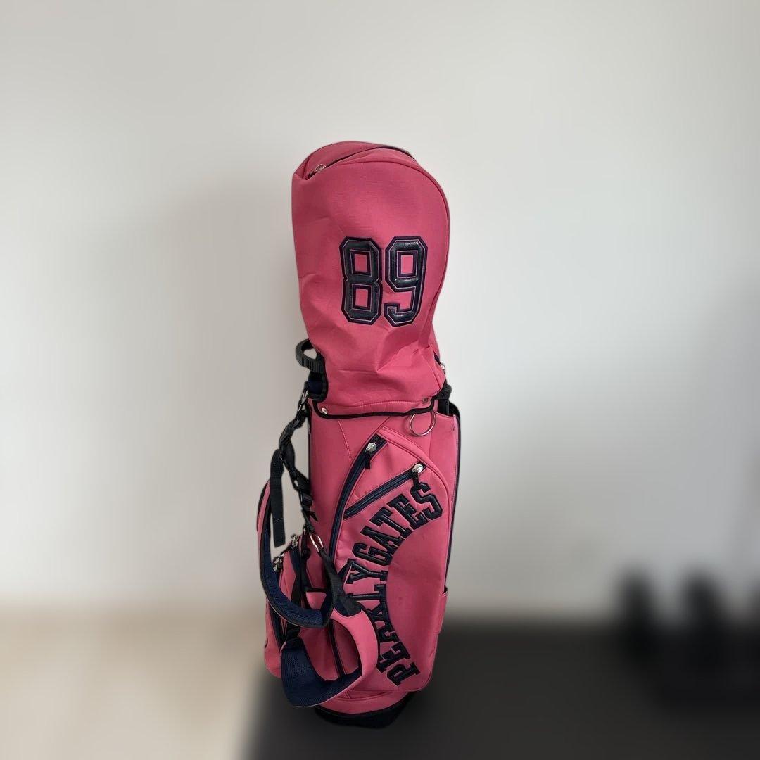 パーリーゲイツ スタンド式キャディバック ピンク