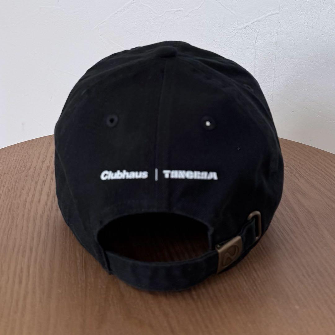 CLUBHAUS × TANGRAM DICE TWILL CAP BLACK