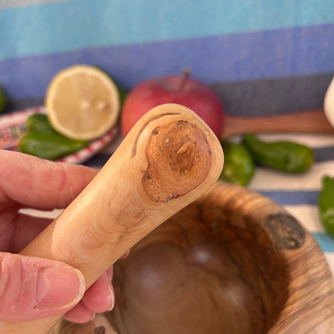 オリーブの木　スパイスマッシャー すり鉢すりこ木セットB