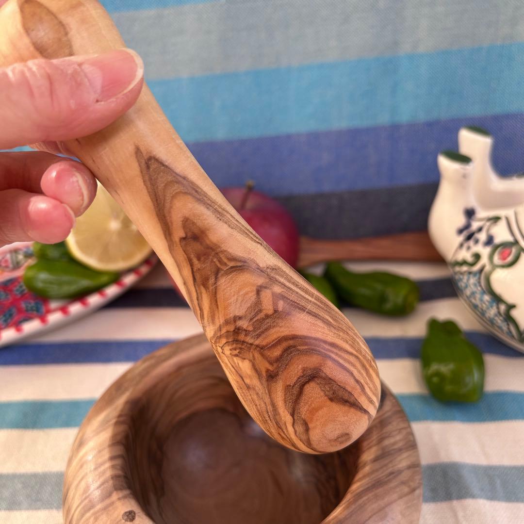 オリーブの木　スパイスマッシャー すり鉢すりこ木セットB