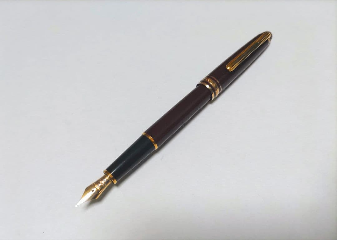 最終値下げ！＜おまけ2点付き＞モンブラン144ボルドーEFに中字Mと純正インク