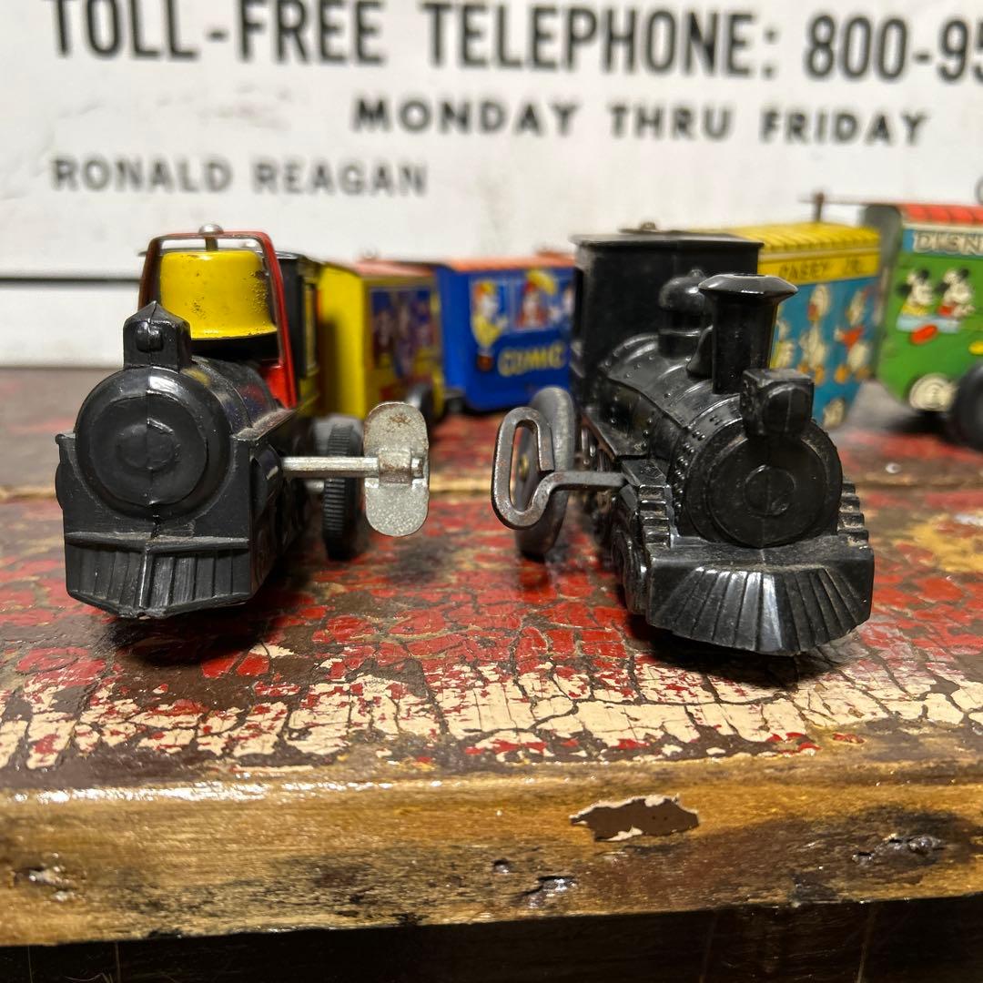 50's U.S.A ヴィンテージ Disney ブリキ 列車玩具 レトロ