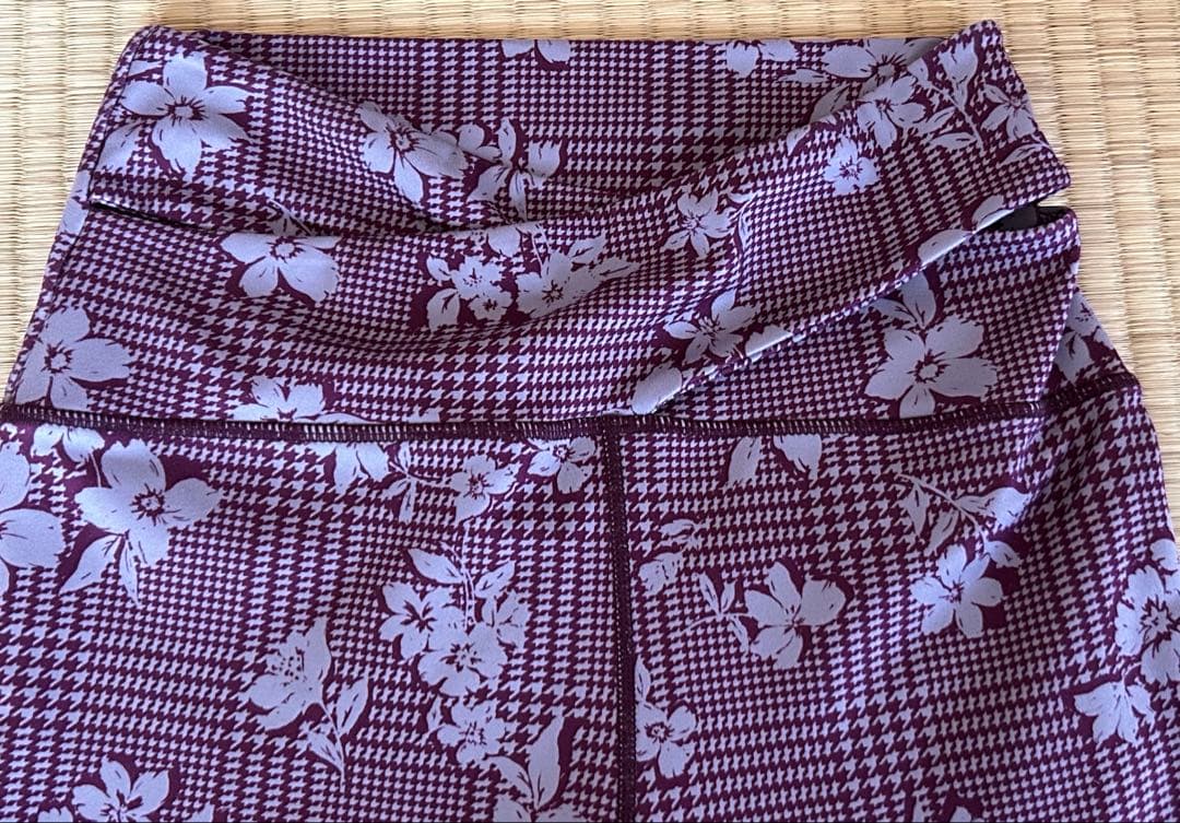 SUKALA チェッククロスレギンス チェックビスチェ Sサイズ 上下セット