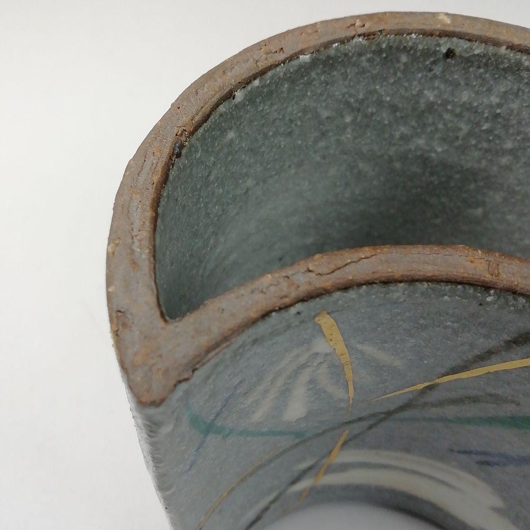 Ｔ７５３　蓋置　『乾山　武蔵野』『加藤喜一』　共箱　茶道具