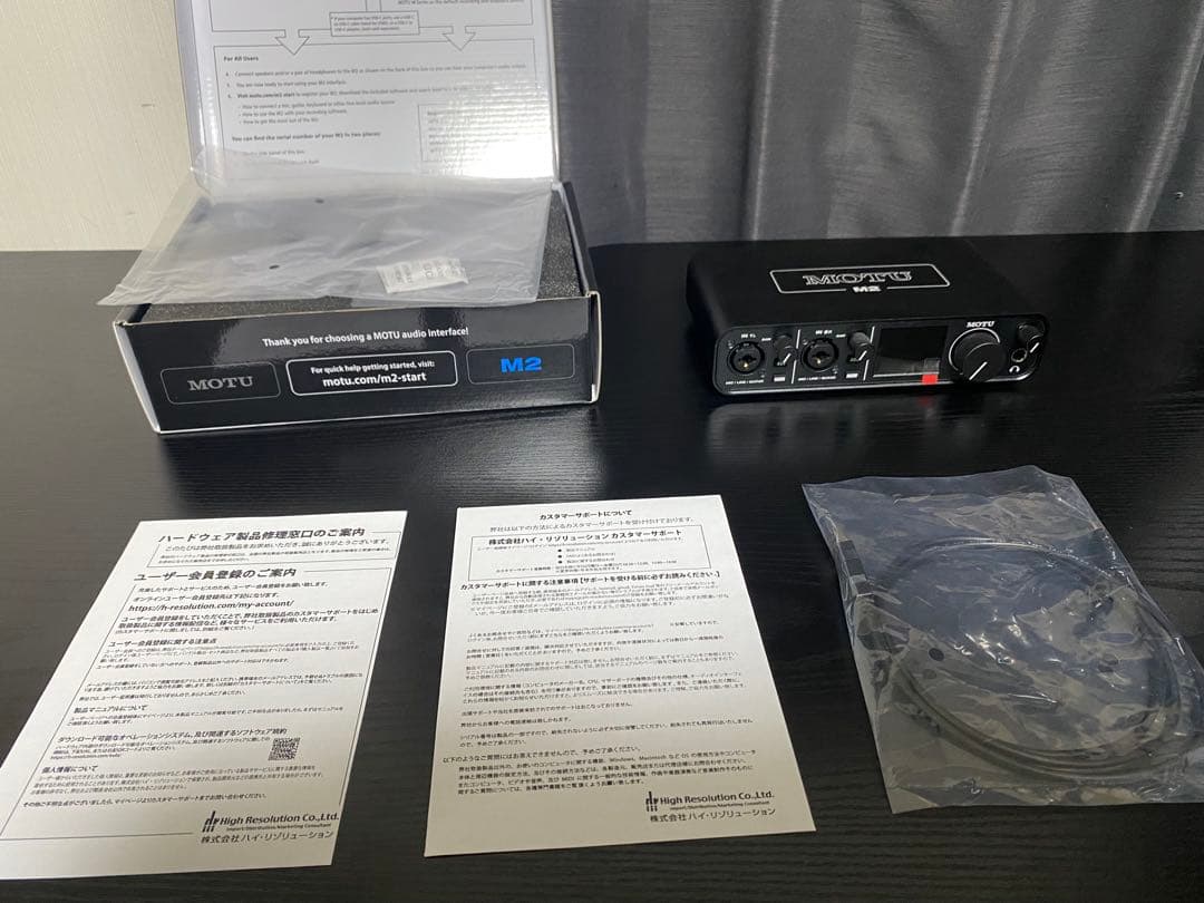 MOTU M2 オーディオインターフェース再出品