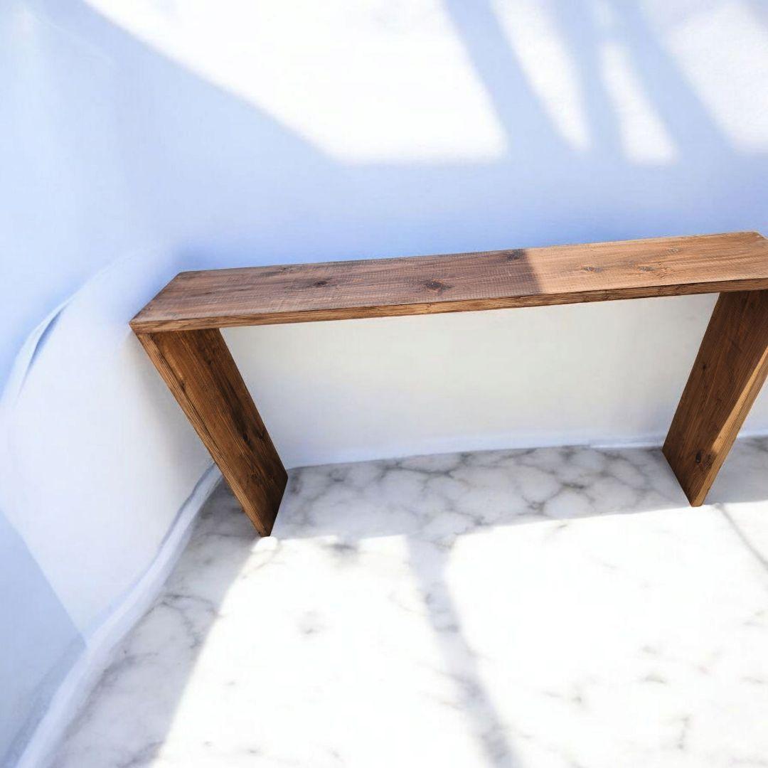 W80タイプ　新生活を彩る/古材風/カウンターテーブル/ サイドテーブル