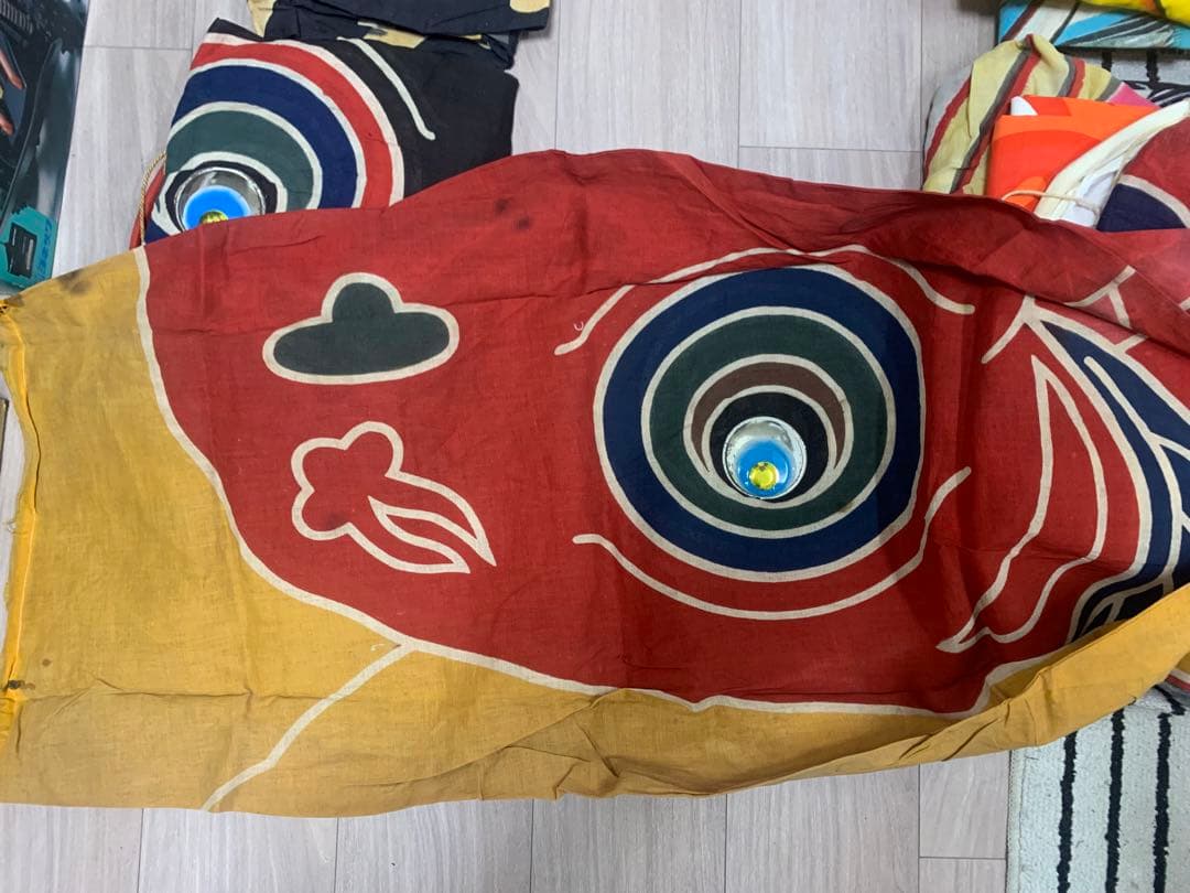 鯉のぼり　まとめセット　金太郎付き　綿　使用品　こいのぼり