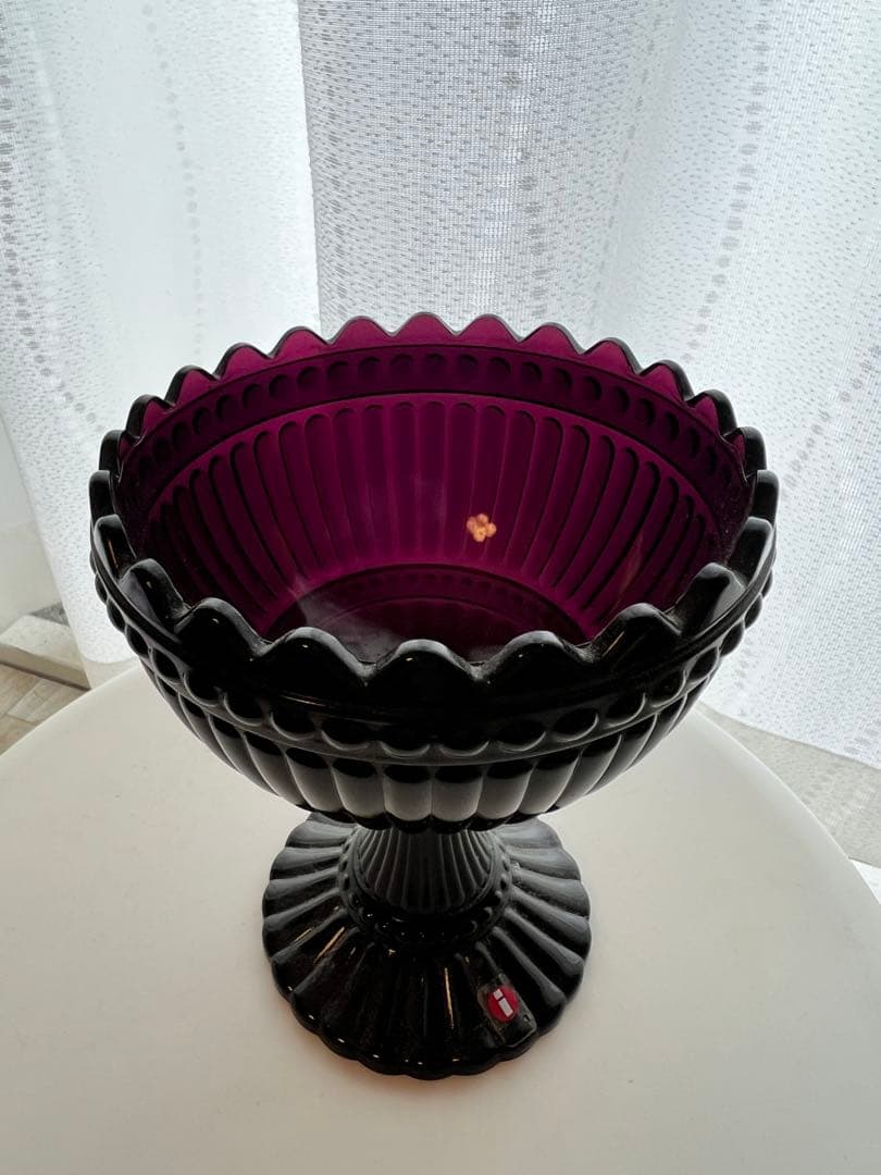 【美品】 マリメッコ マリボウル プラム ラージ marimekko イッタラ