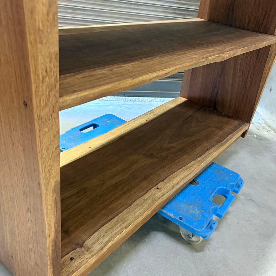 【福岡】ブビンガ Bubinga アフリカ産 本棚 アンティーク