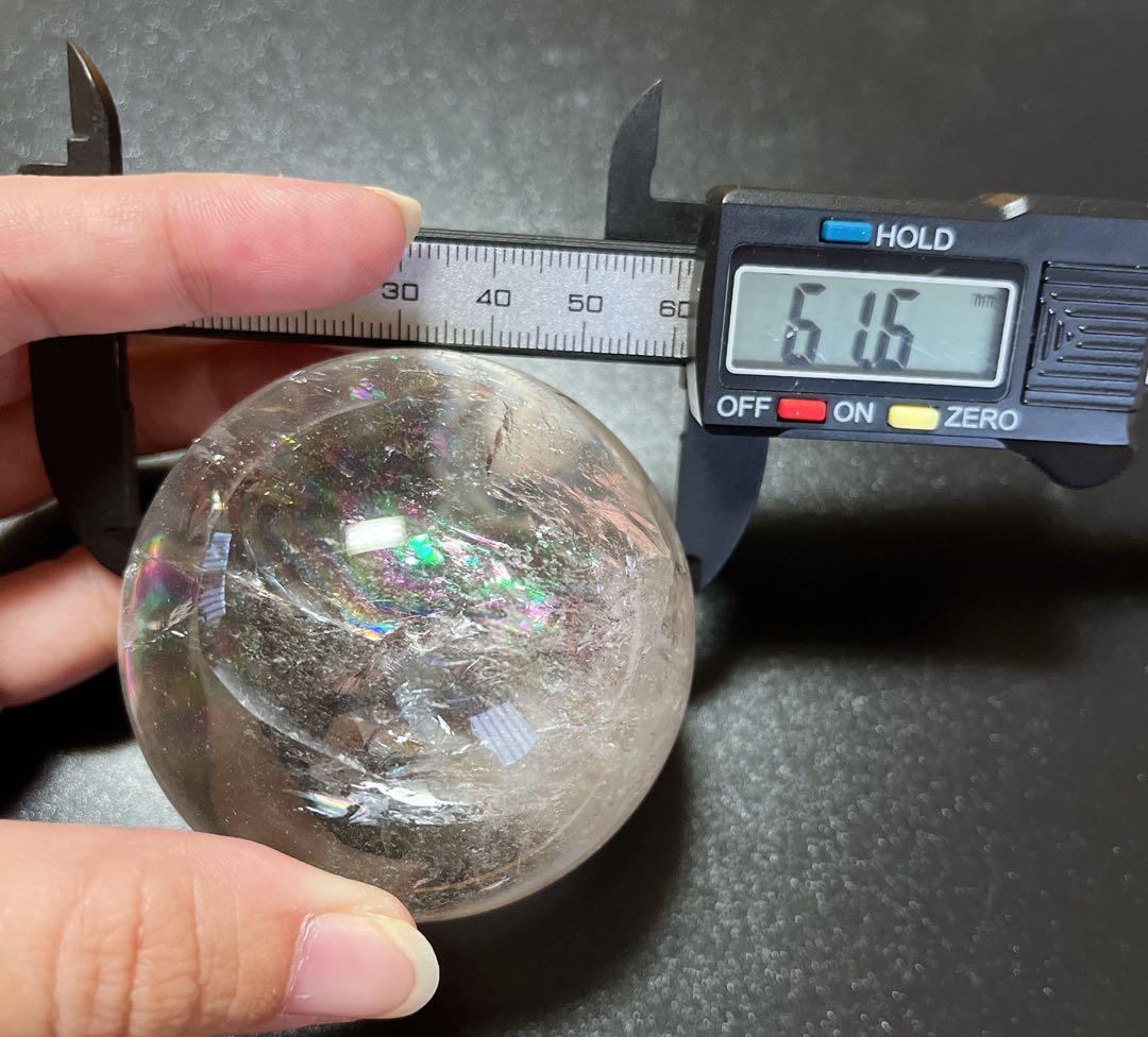 アイリス水晶スフィア　天然石