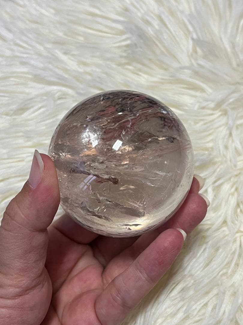 アイリス水晶スフィア　天然石