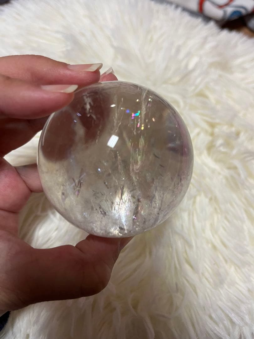 アイリス水晶スフィア　天然石